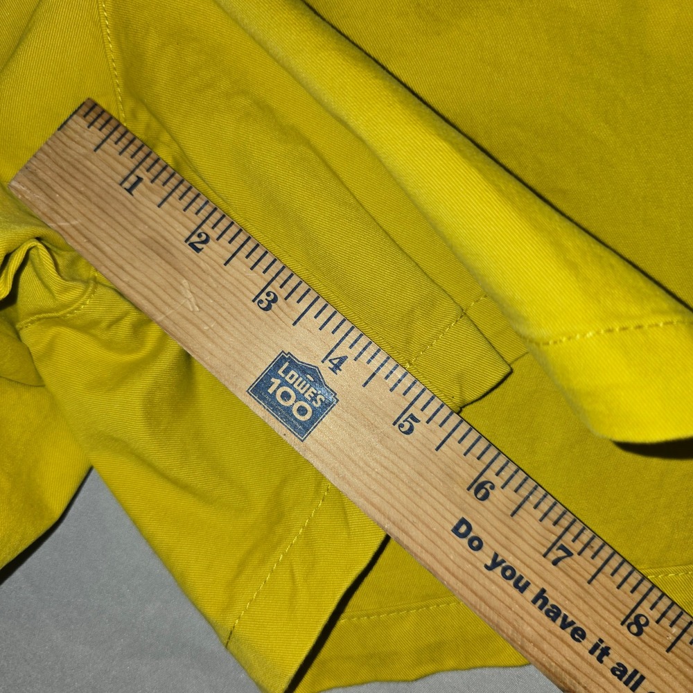 Eddie Bauer Shorts 16W Womens Yellow Legend Wash Stretch Lightly Curvy Slim - Picture 6 of 11